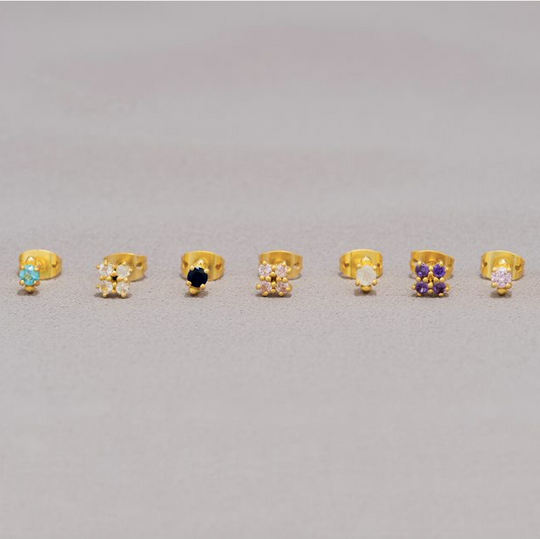 Piercings según signo del zodiaco LAVANI Jewels Multicolor 