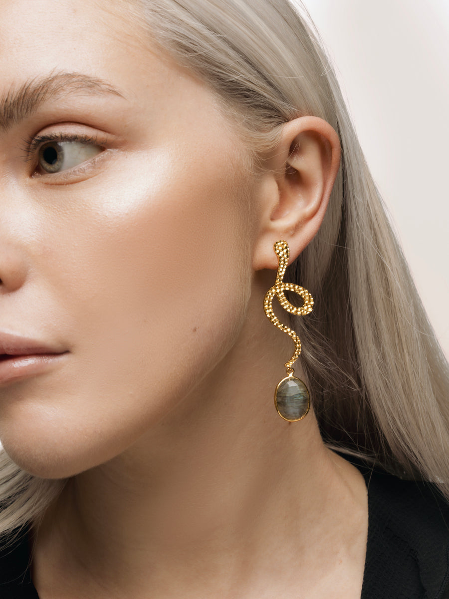Pendientes Thar Gris