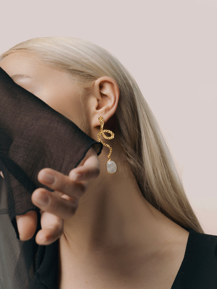 Pendientes Thar Blanco