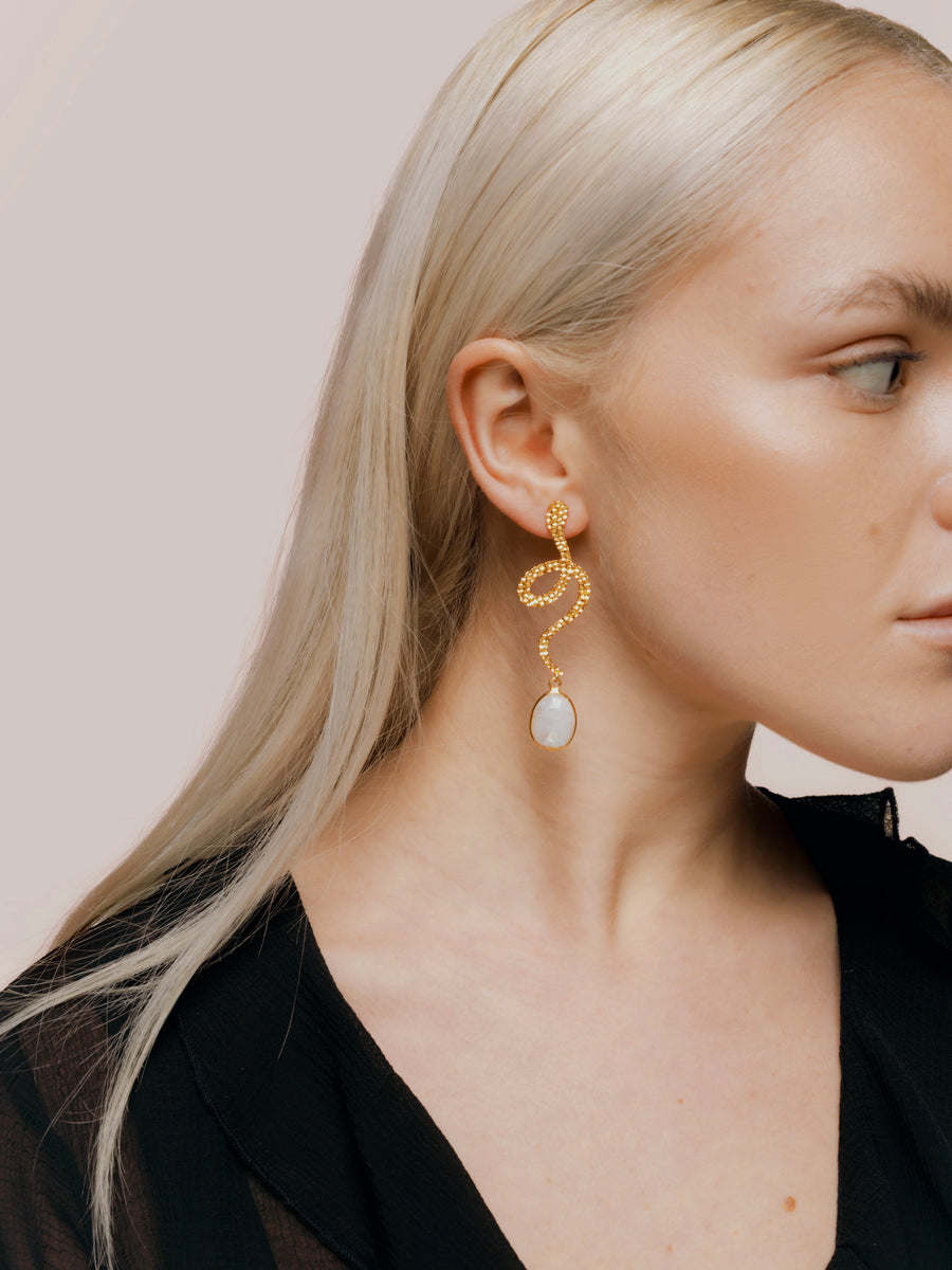 Pendientes Thar Blanco