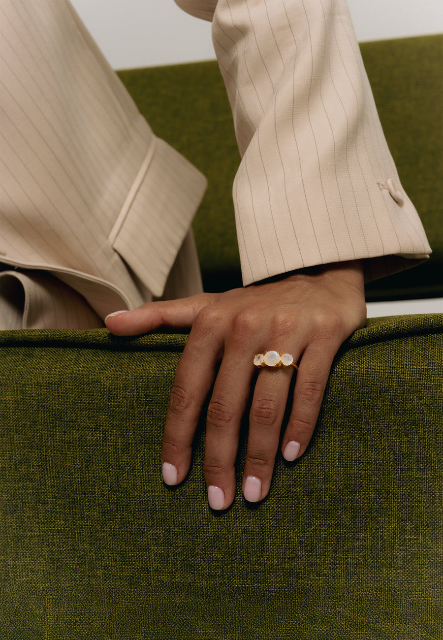 White Moonlight Ring