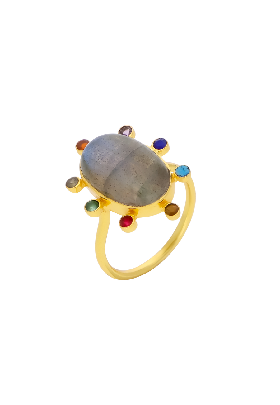 Bague Dharma multicolore