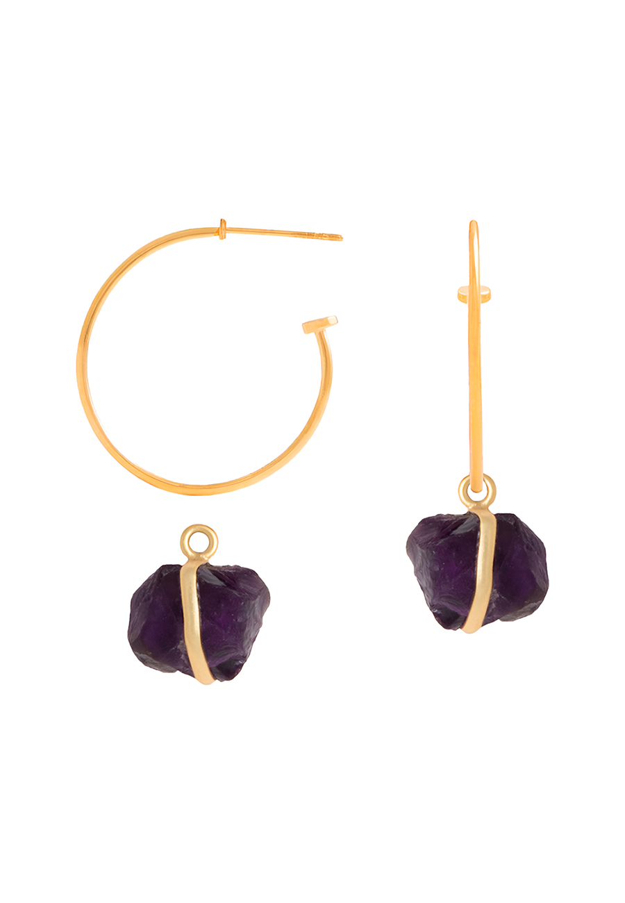 Aros Eclectic Big Piedra Morado