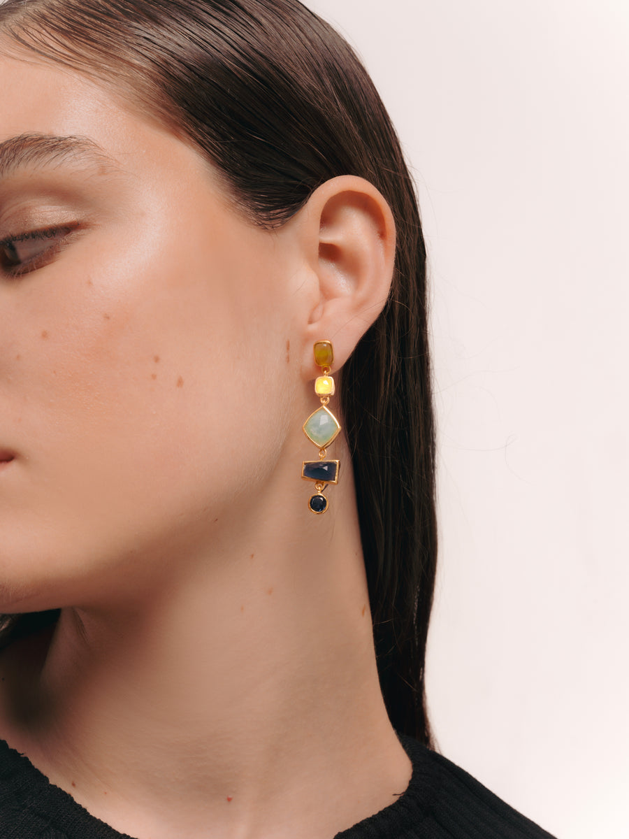 Blue Thelma Earrings