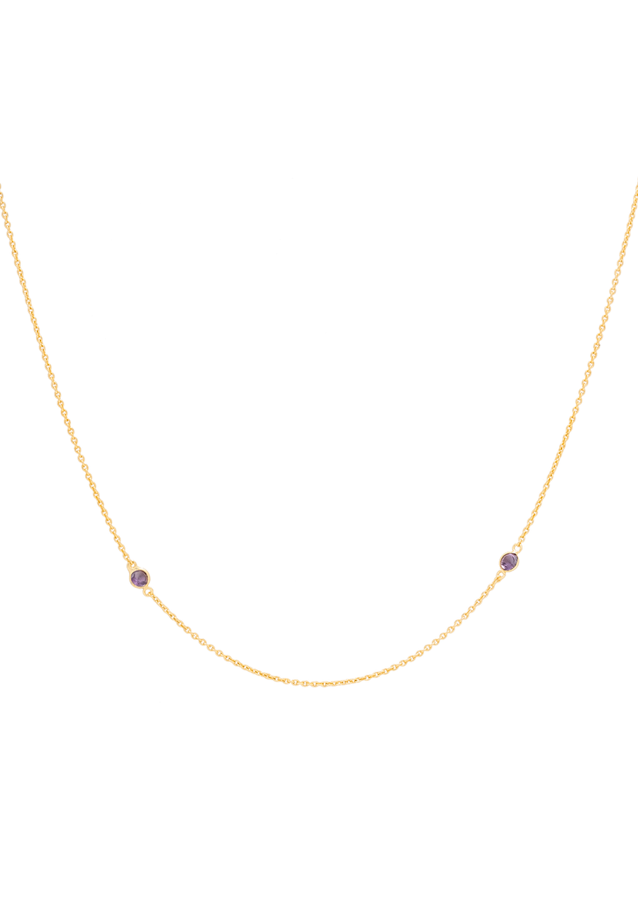 Aquarius Birthstone Necklace