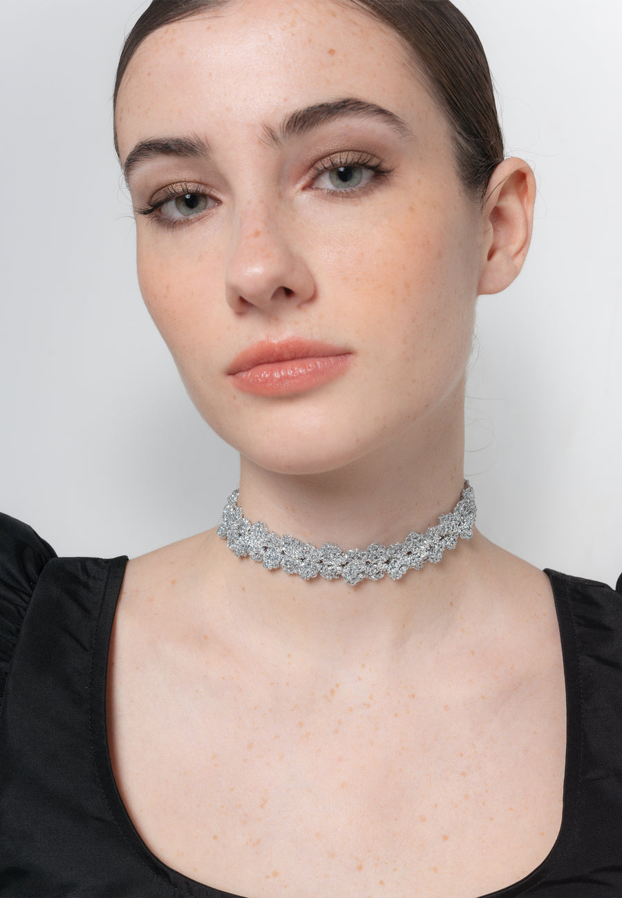 Choker Spike Pitiusas Plata