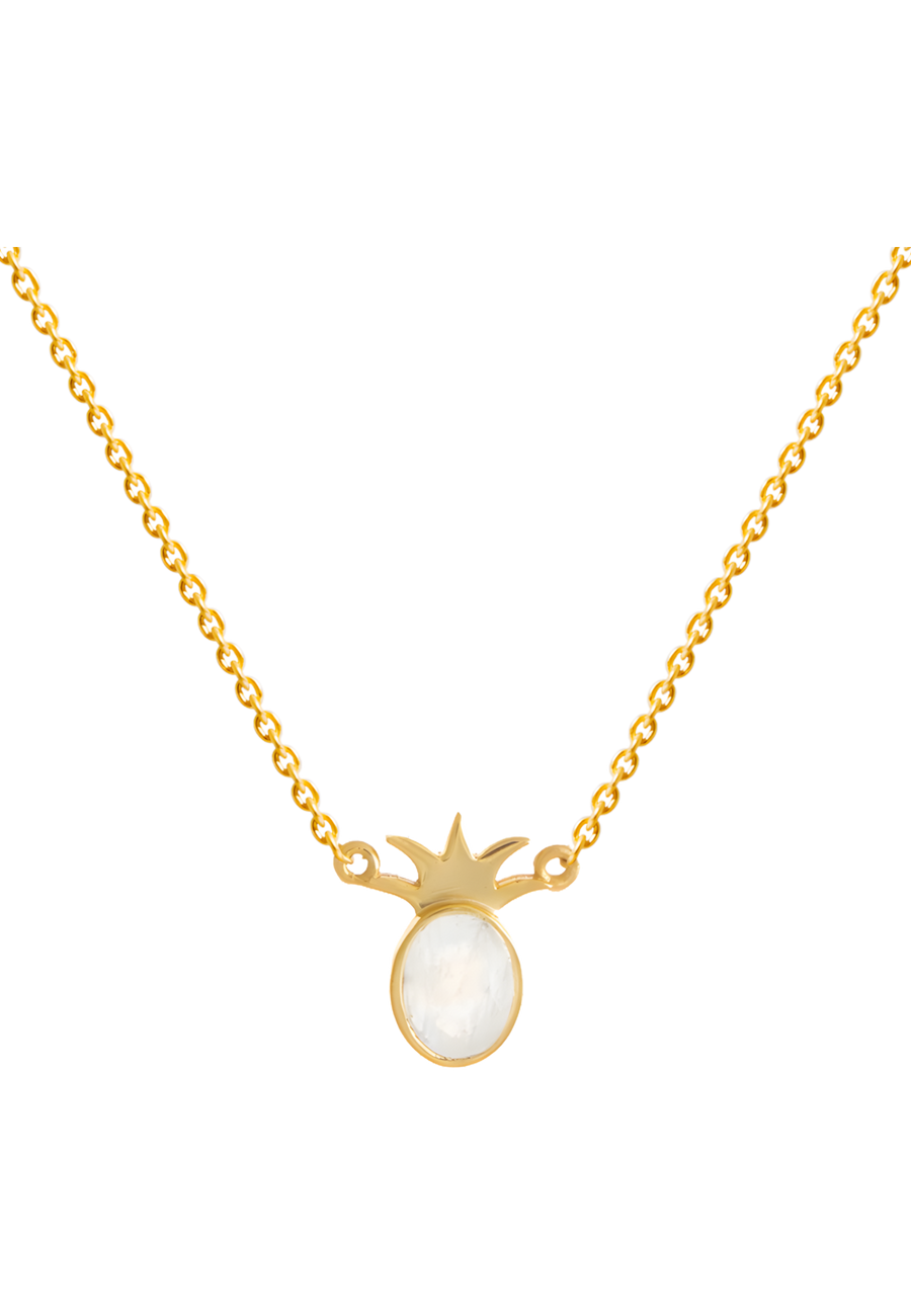 Colgante Samana Blanco con forma de piña