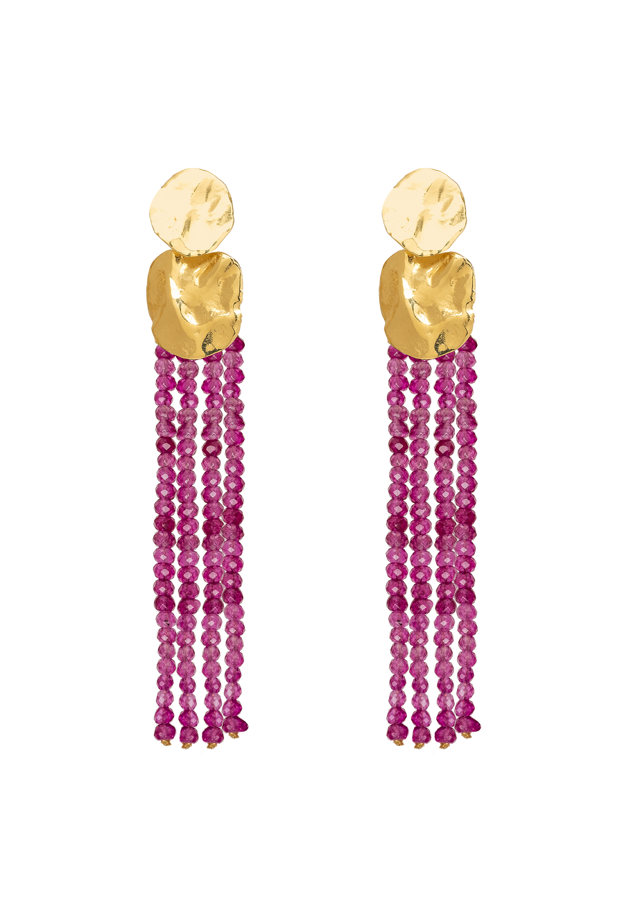Liliana Fuchsia Earrings