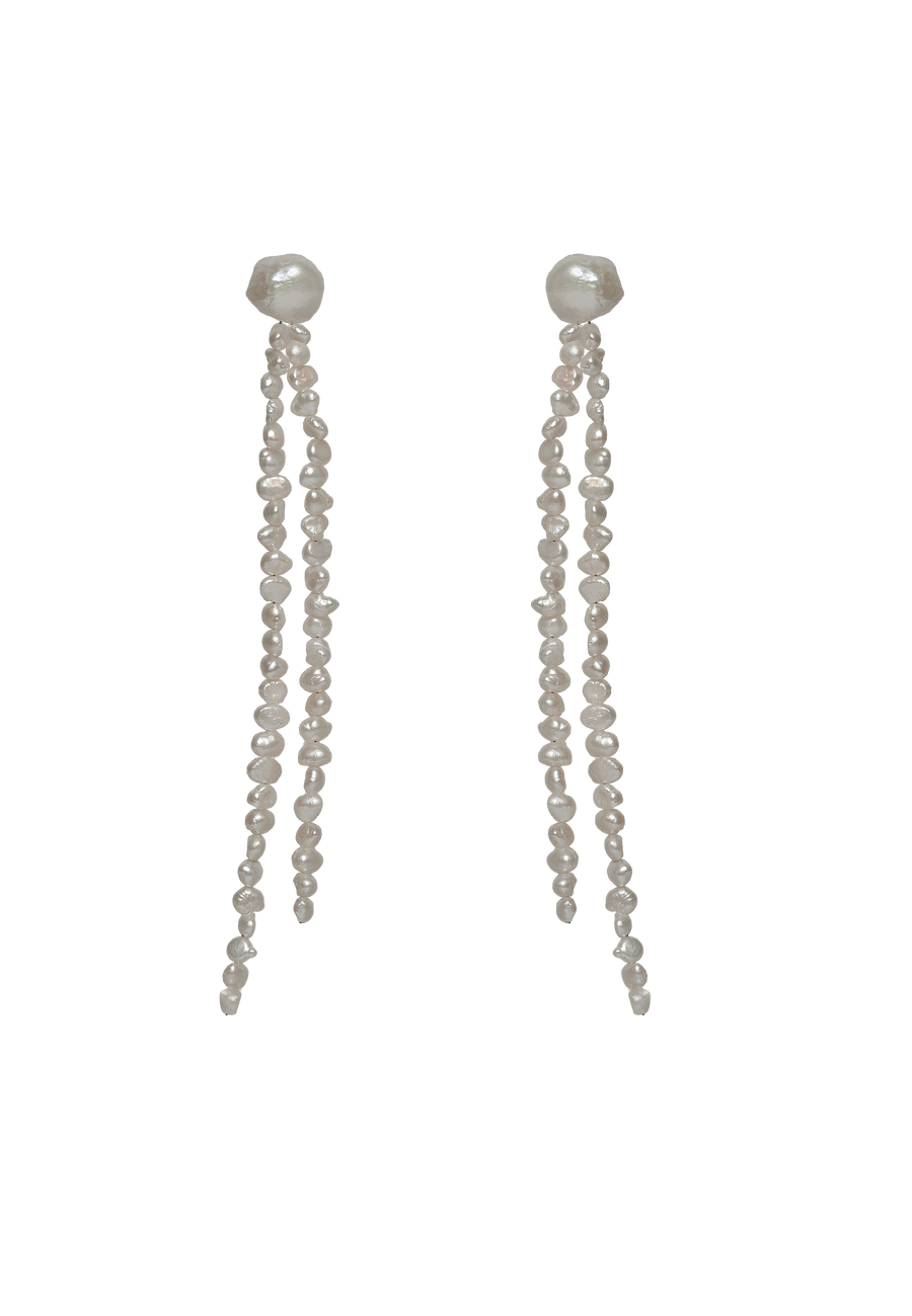 pendientes de perlas colgantes