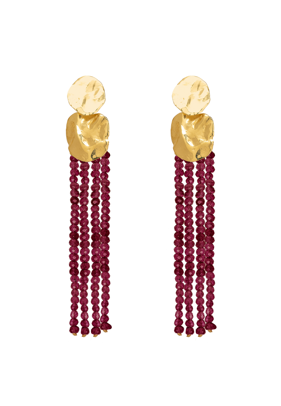 Liliana Fuchsia Earrings