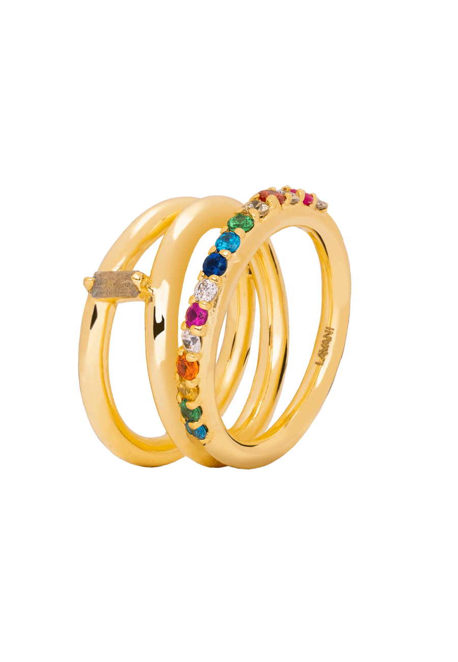 Veelkleurige Idol Ring