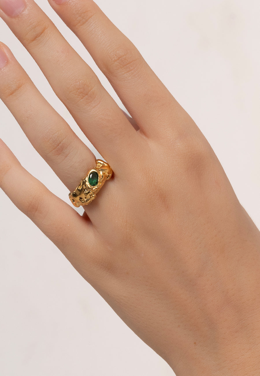 Bague Judy Verte