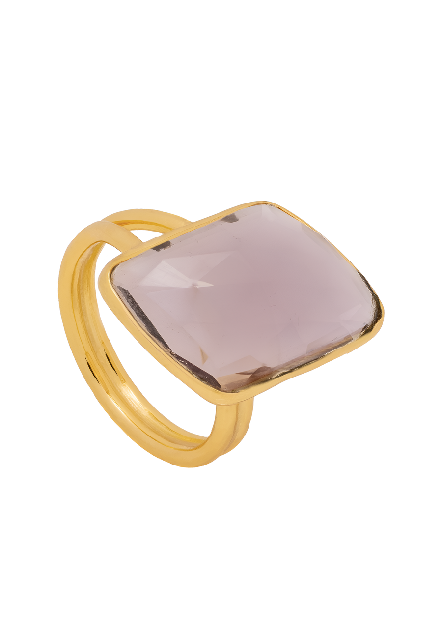 Anillo con amatista Stardust. Color morado. Lavani Jewels