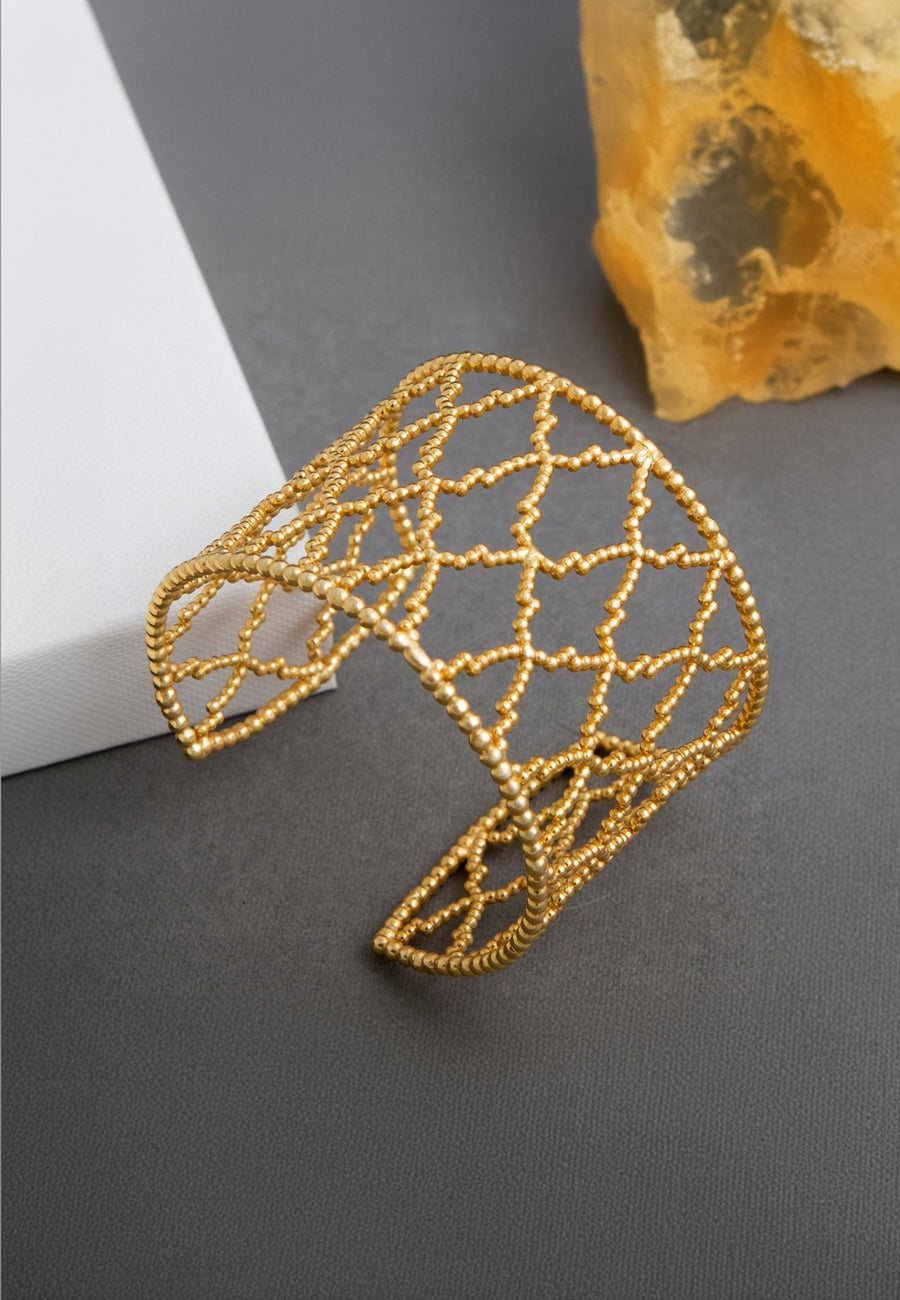 Gouden Alhambra Armband