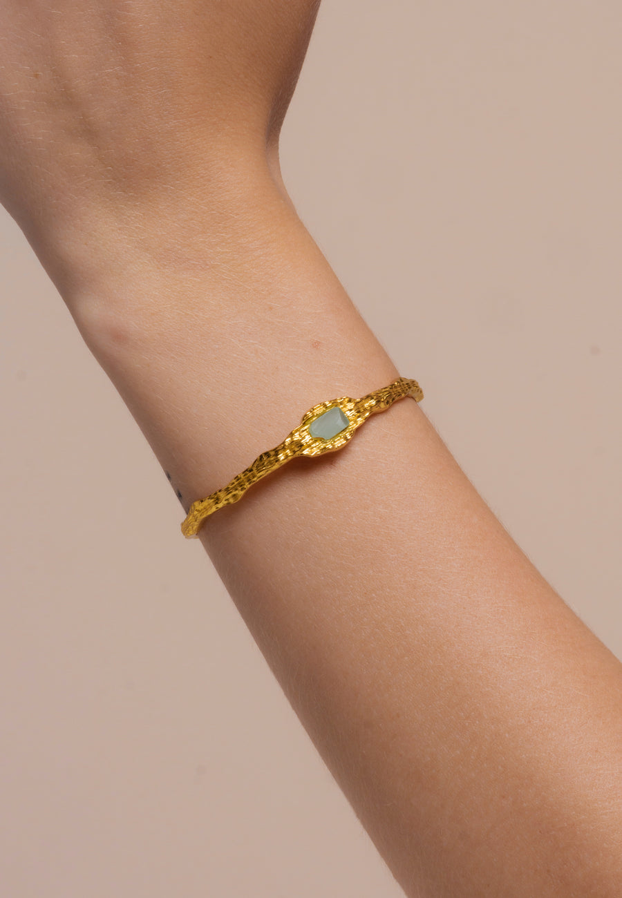 brazalete aguamarina namasté