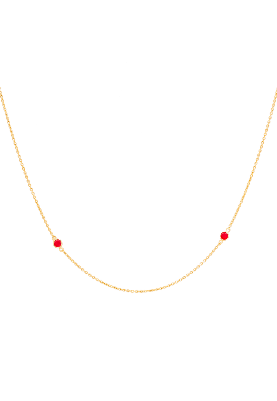 Cadena Birthstone Escorpio