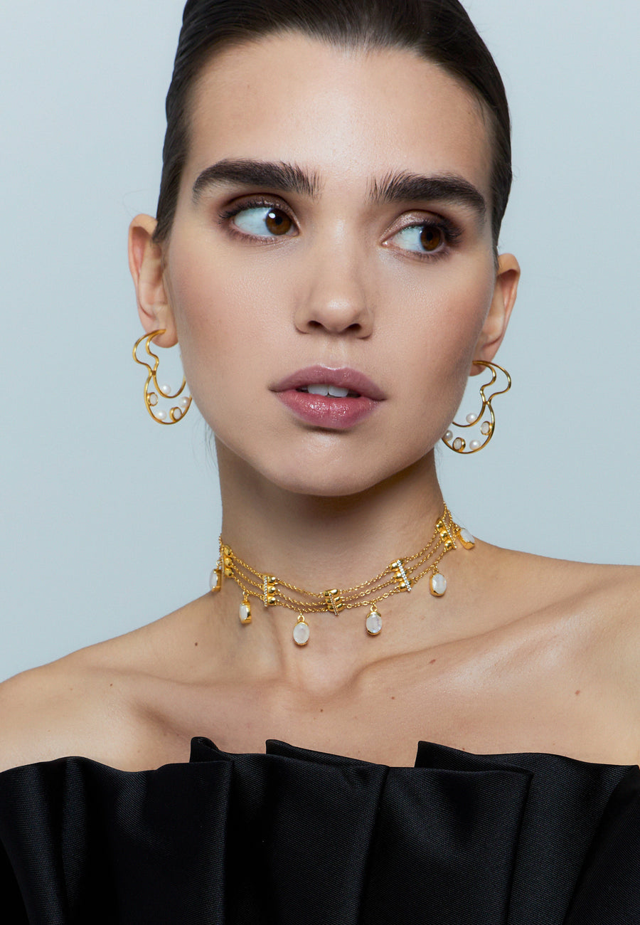 Choker The Empress Blanco