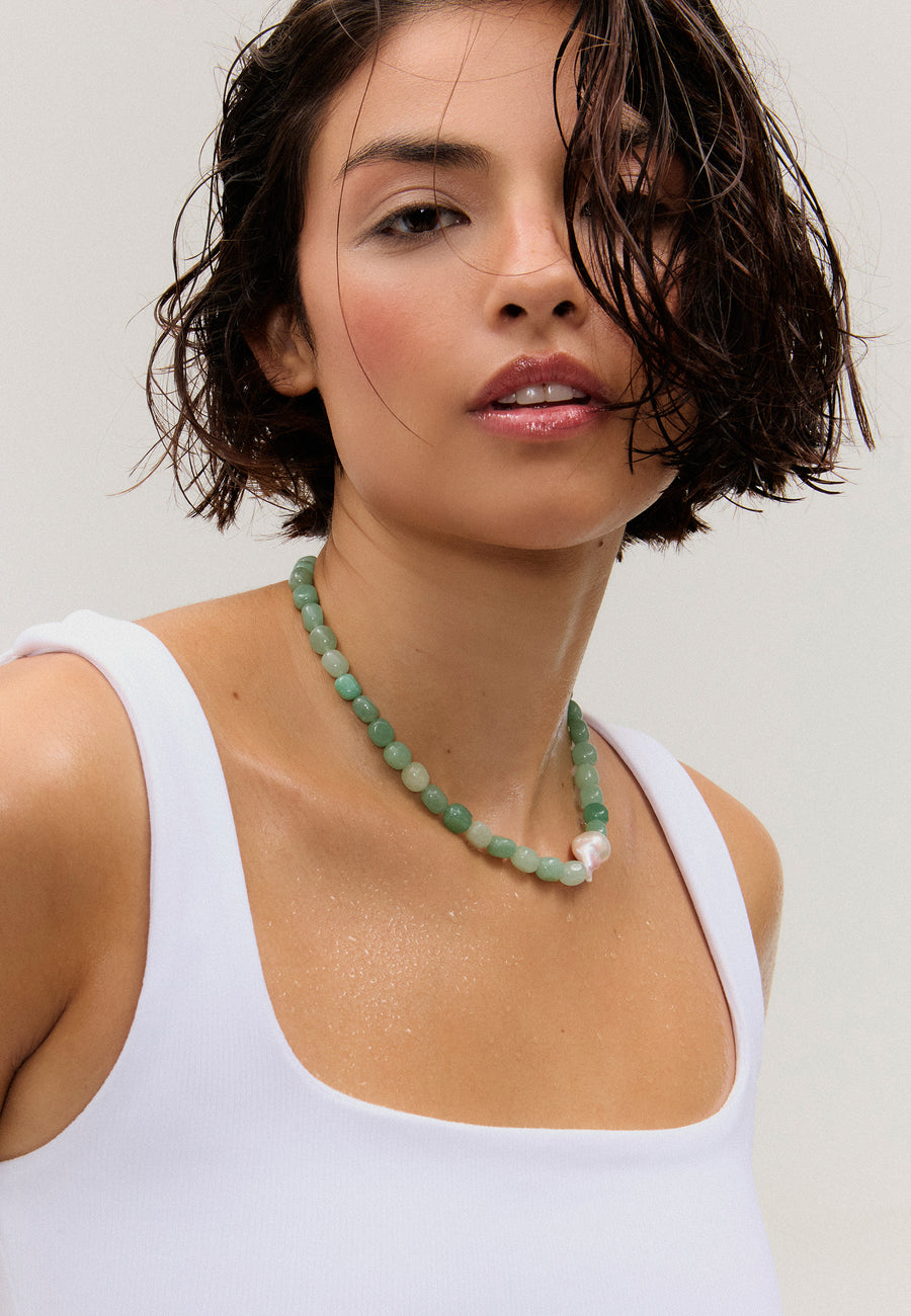 Collar Nereida Aguamarina