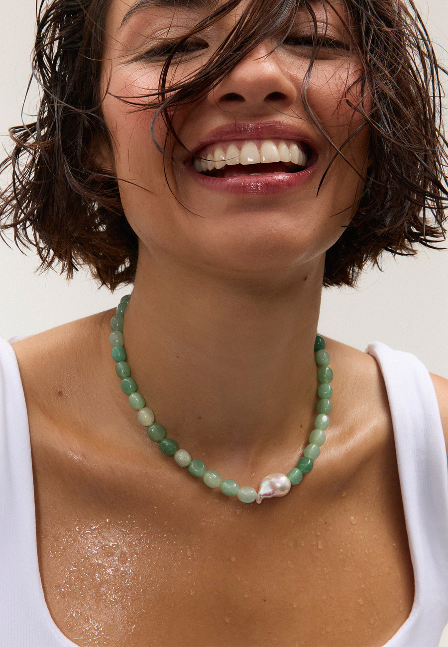 Collar Nereida Aguamarina