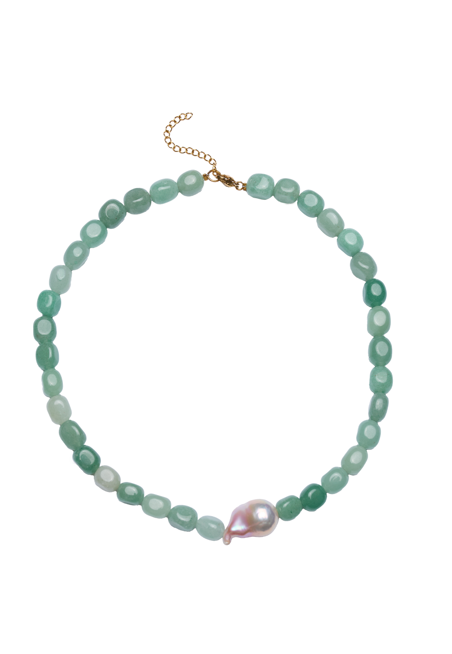 Collar Nereida Aguamarina