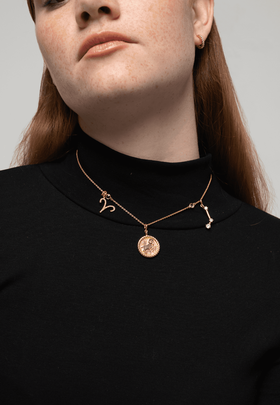 collar triple zodiaco aries