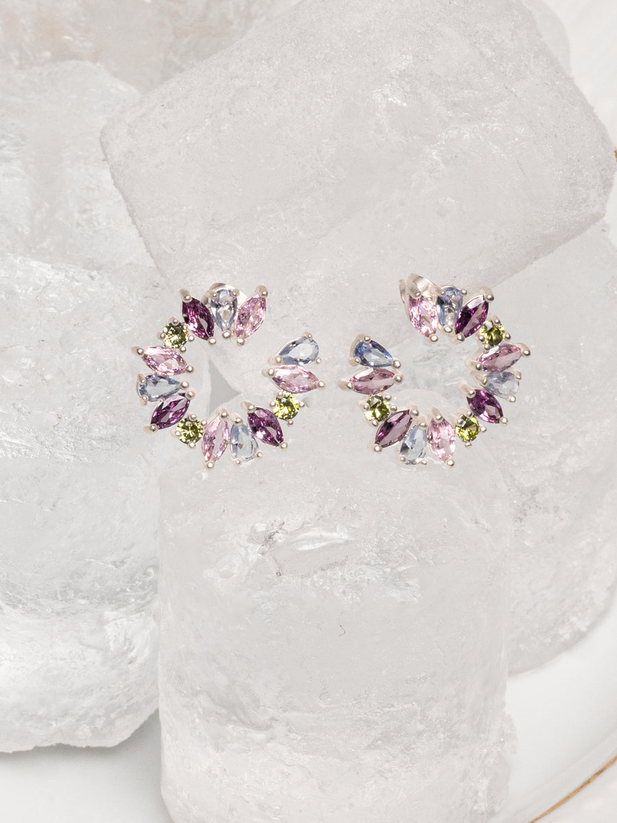 Pendientes Amal Plata
