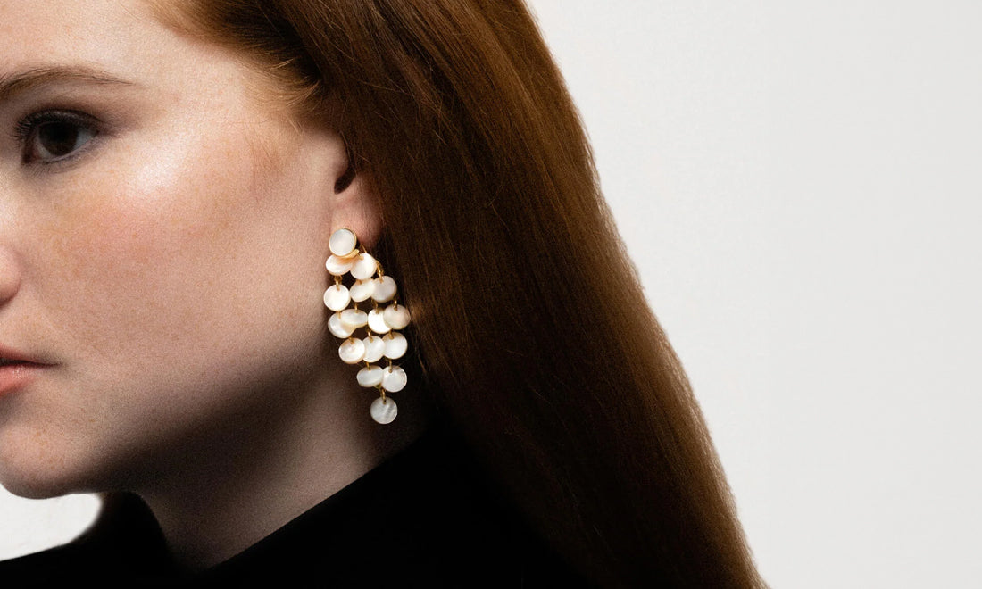 pendientes blancos grandes
