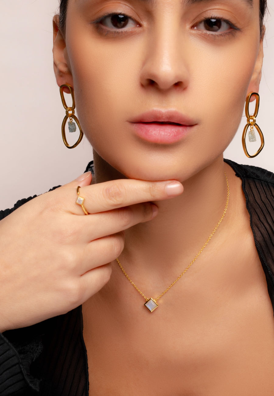 Aros Mercury Aguamarina