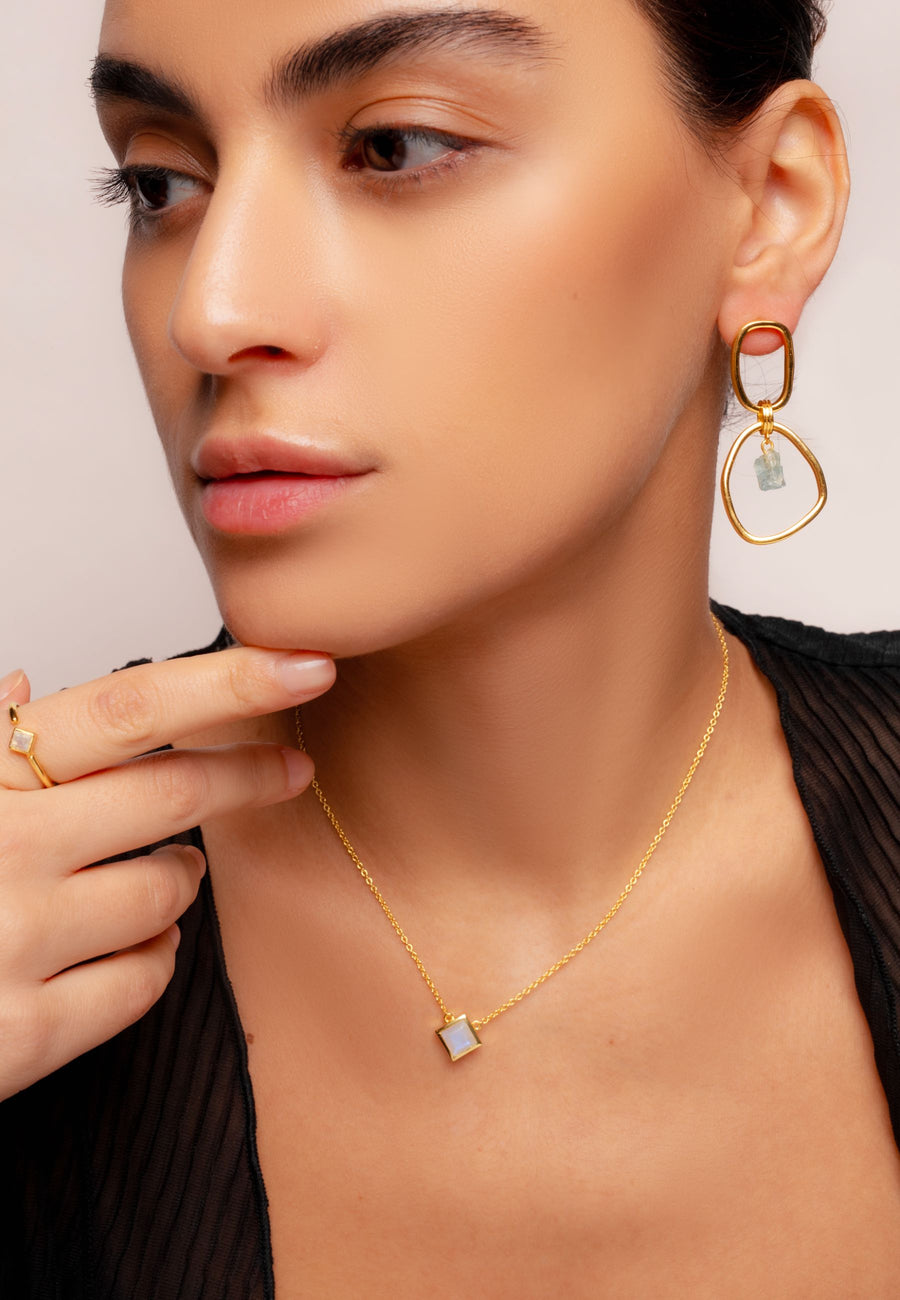 Aros Mercury Aguamarina