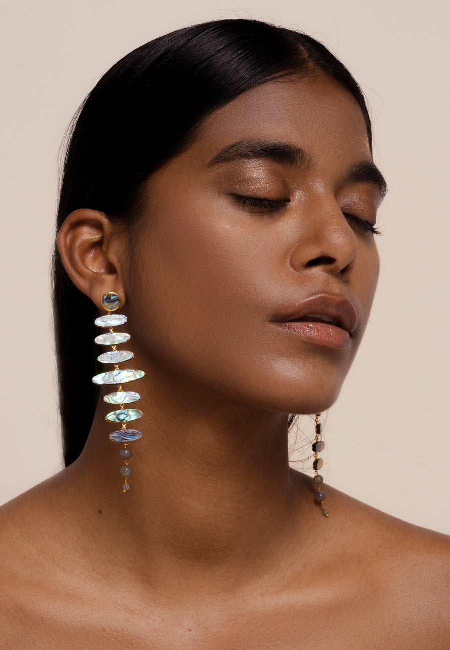 Pendientes Zenith Madreperla Abalónica