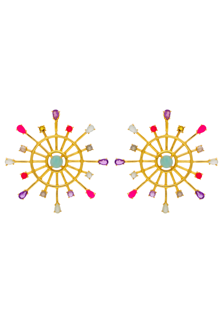 Multicolor Dharma Earrings