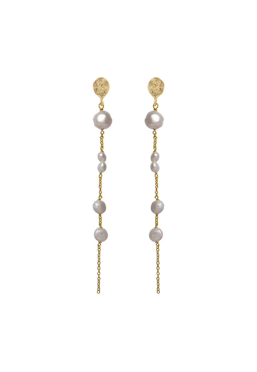 pendientes de perlas colgantes