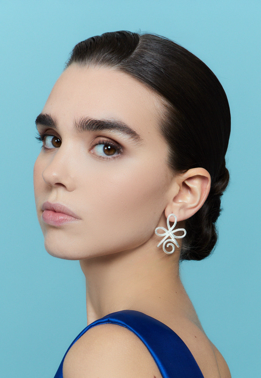 Unconditional Love Silver Earrings
