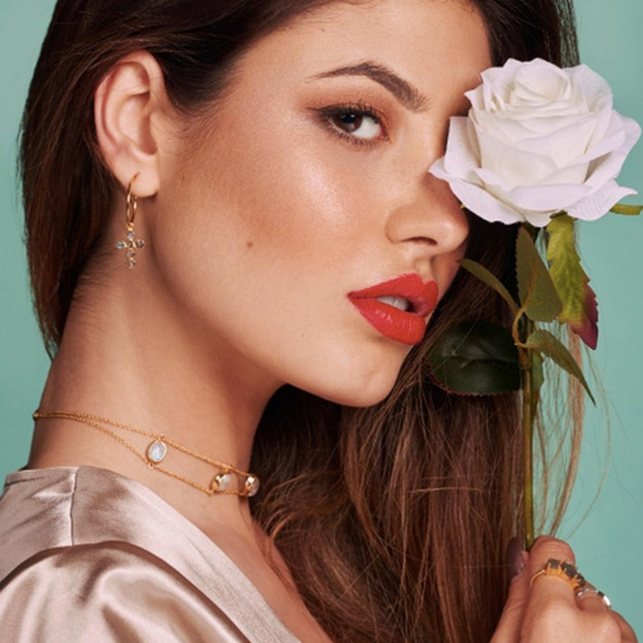 Sara Fructuoso con Aros Eclectic Big
