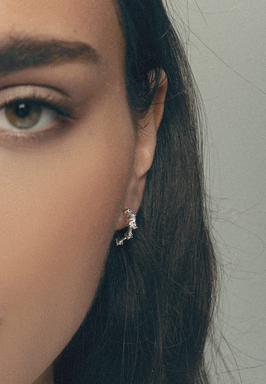 pendientes plata novias