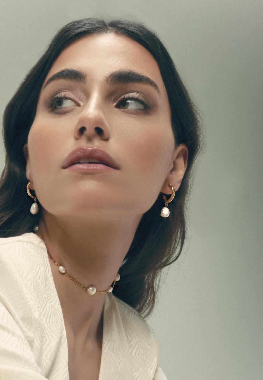 pendientes de perlas para novias