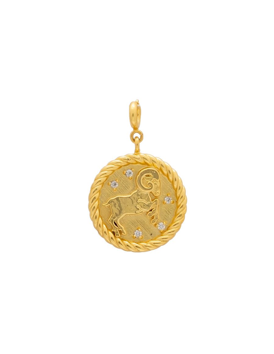 Charm Zodiaco Aries intercambiables dorados