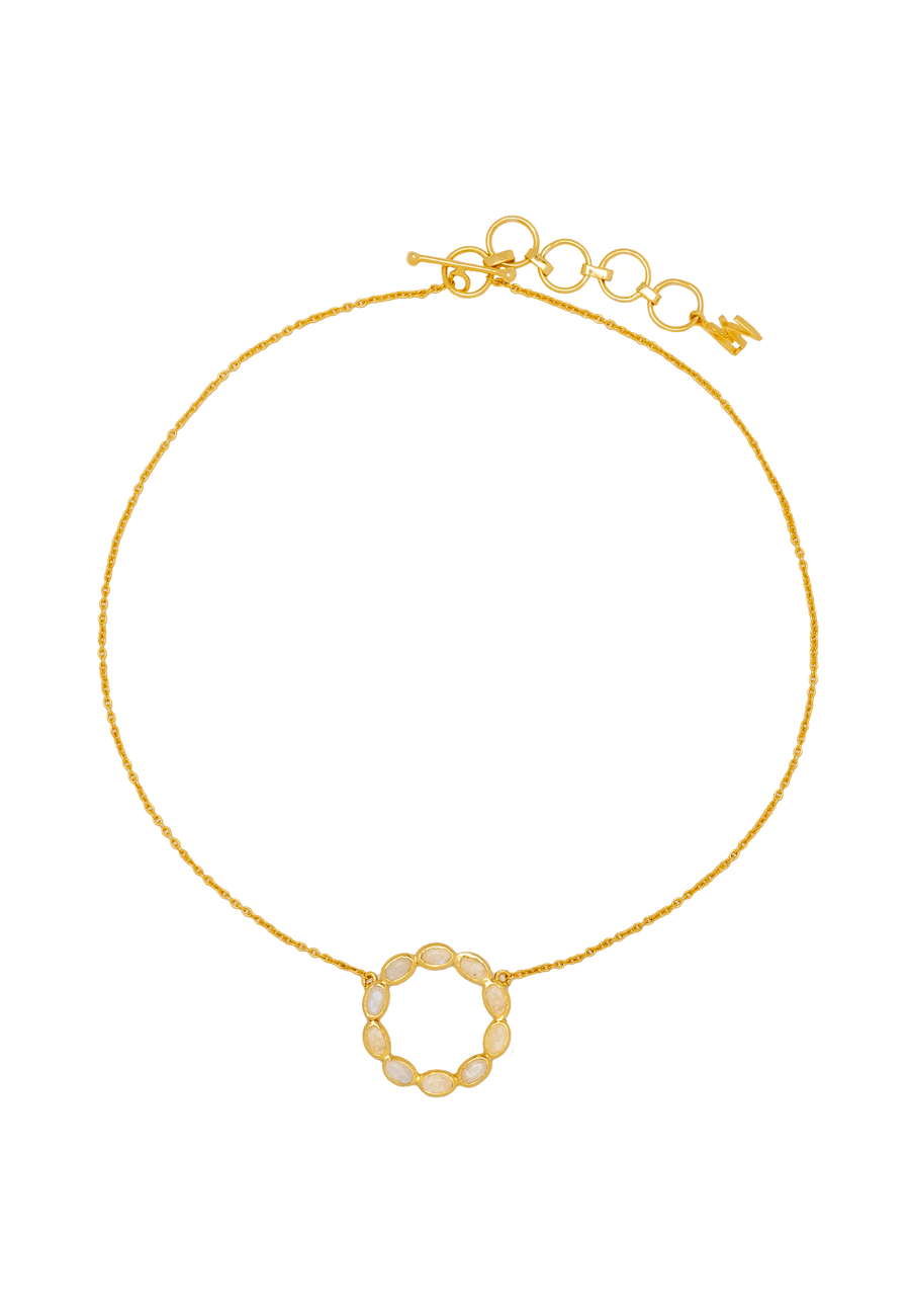 choker novia blanco