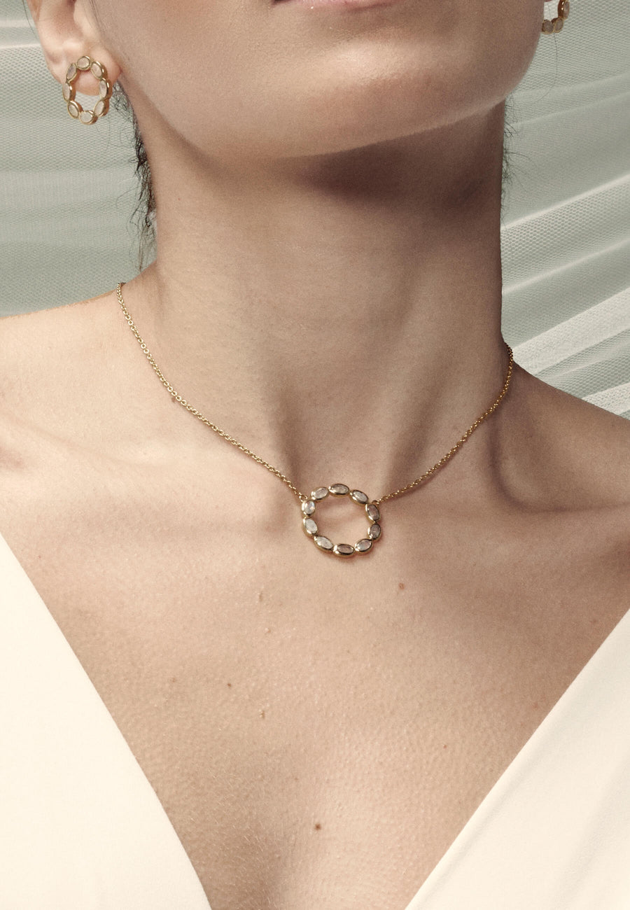 choker novia piedraluna