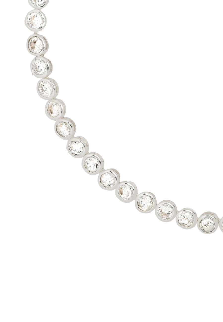 collar de plata para novias