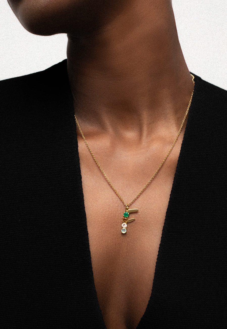 Initial F Pendant