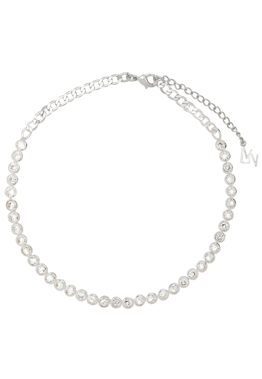 Collar plata novia