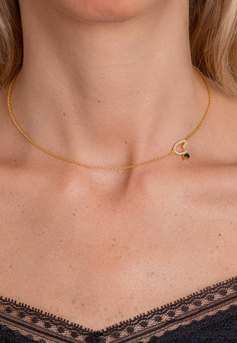 Initial C Necklace