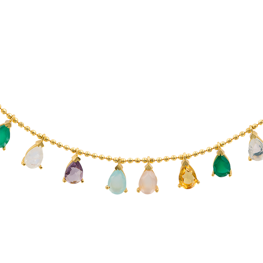 Piedras del Collar de piedras Pride de cerca