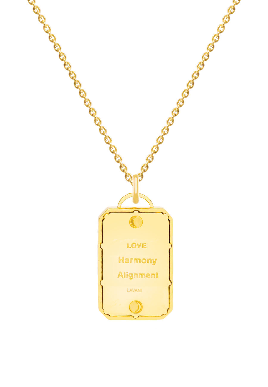 Collar de la carta Tarot los amantes