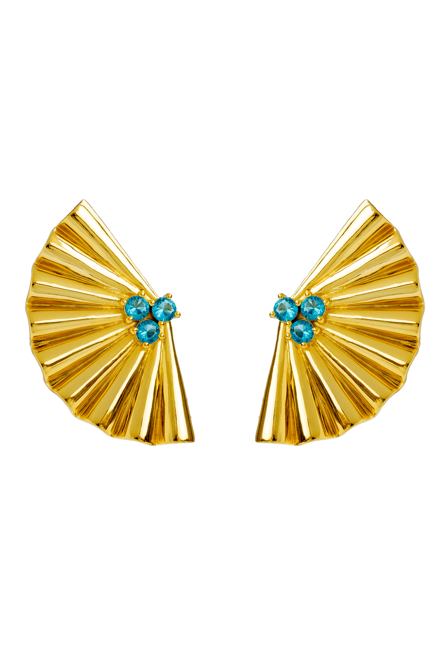 Pendientes abanico