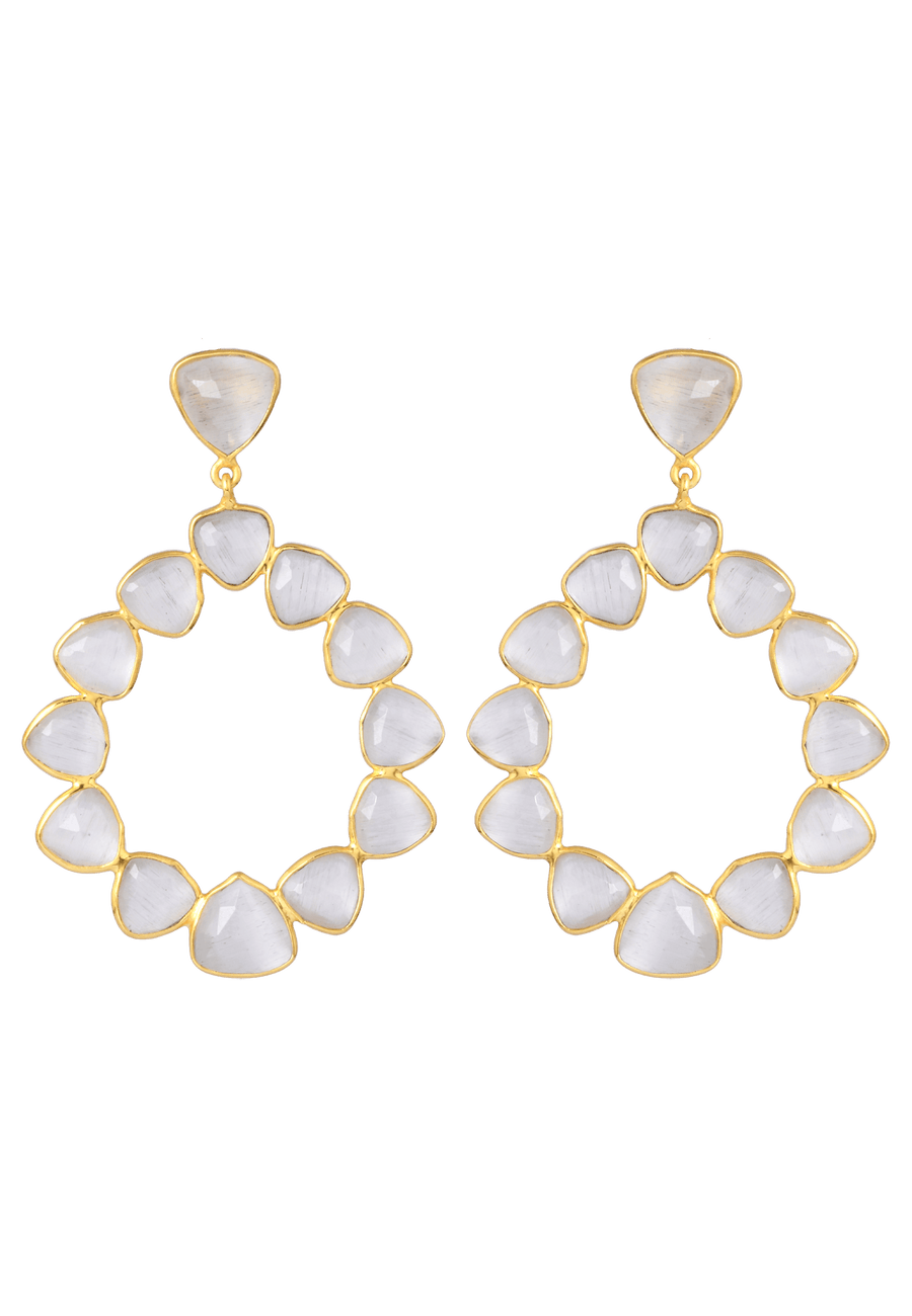 pendientes grandes de novia