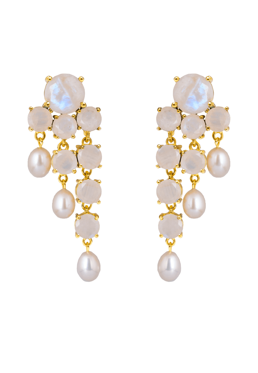 pendientes de perla para novias