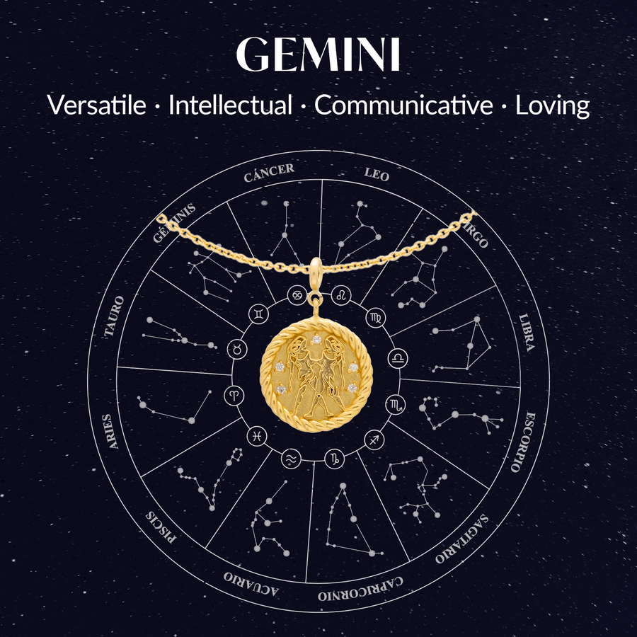 Rueda del zodiaco géminis