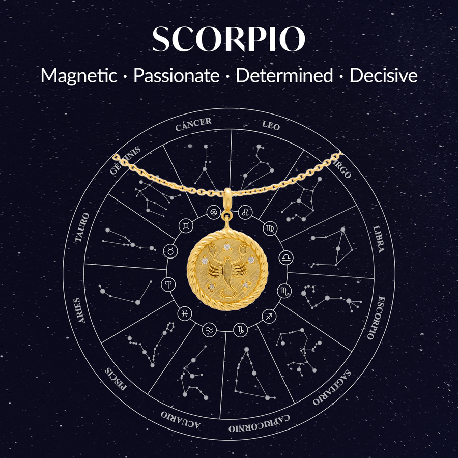 Rueda del zodiaco escorpio